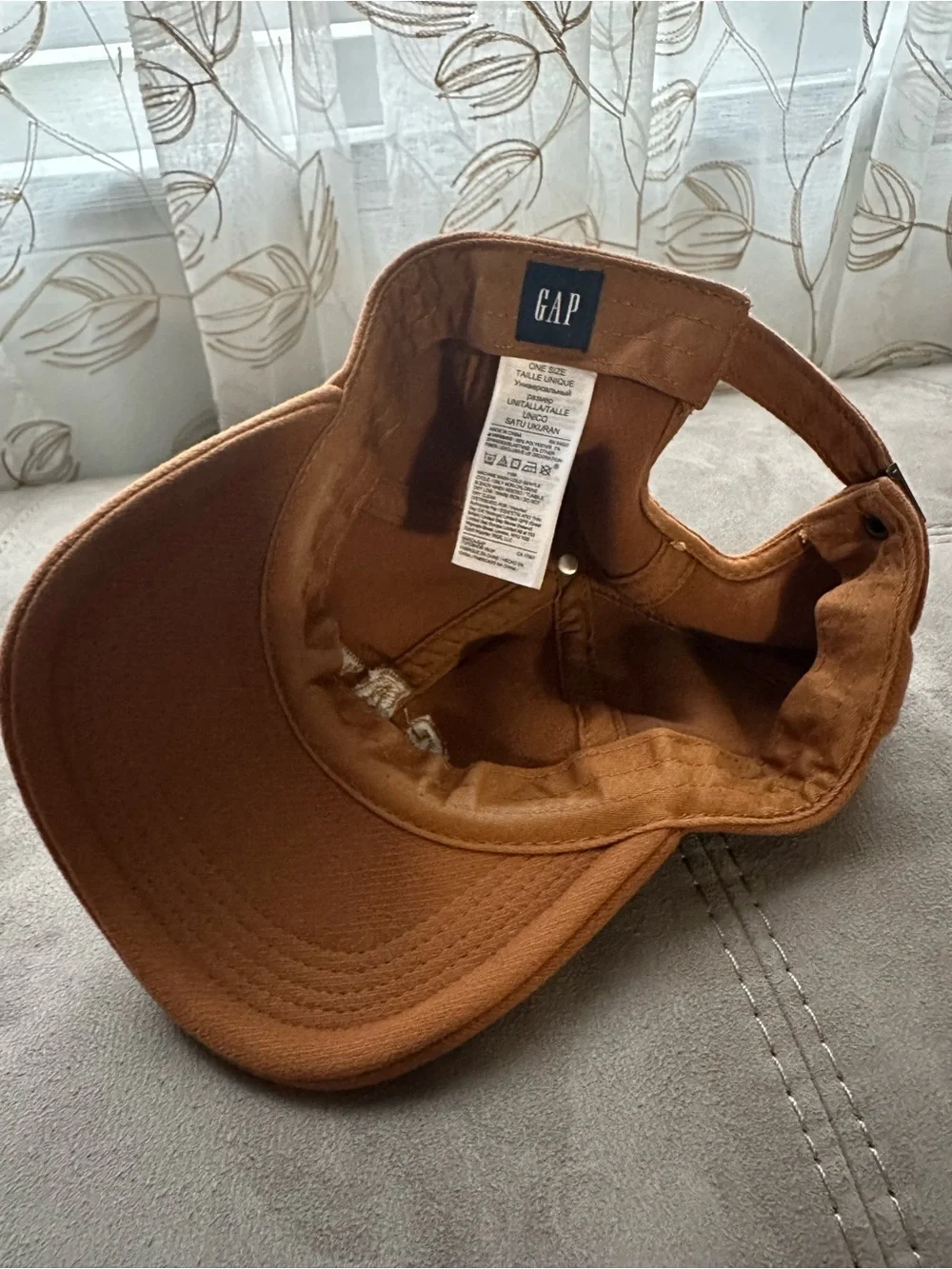 GAP Caramel Brown Logo Baseball Cap